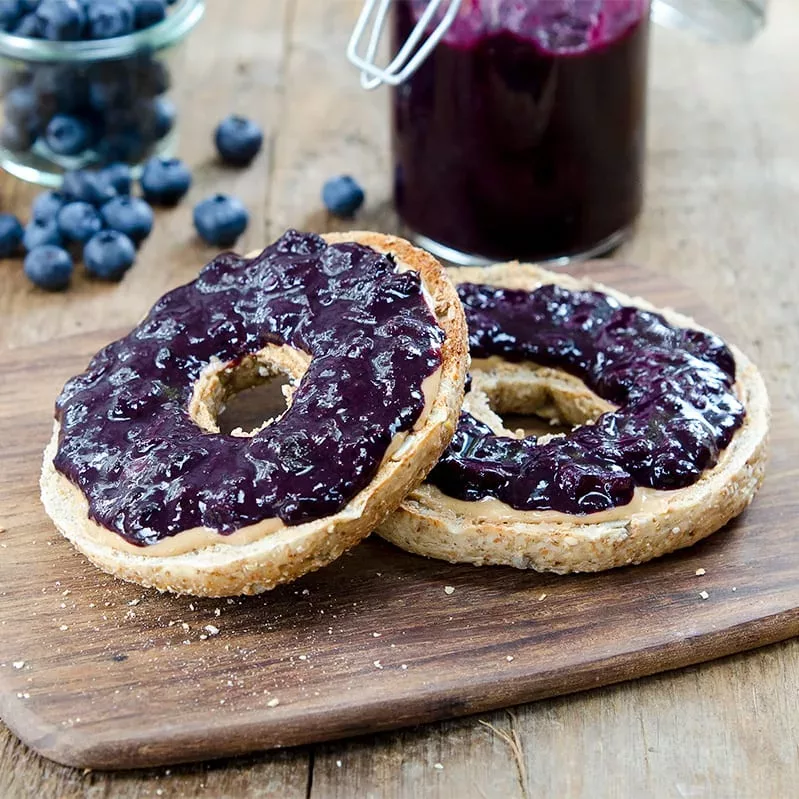 Natural Vegan Blueberry Jam