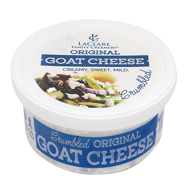 laclare goat cheese crumbles