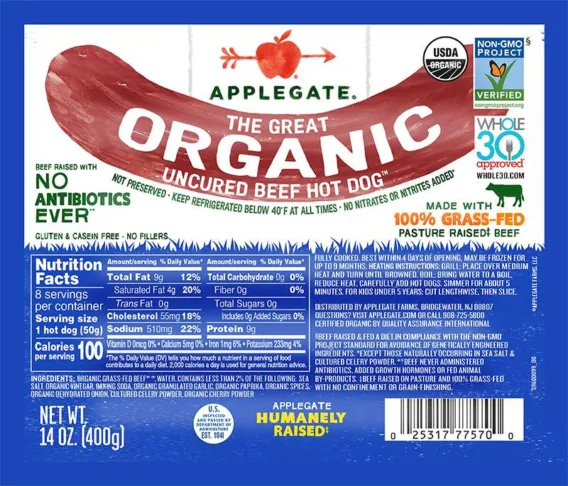The Great Organic Hot Dog