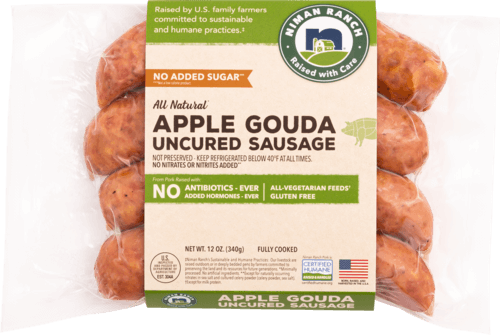 Niman Ranch Apple Gouda Uncured Sausage