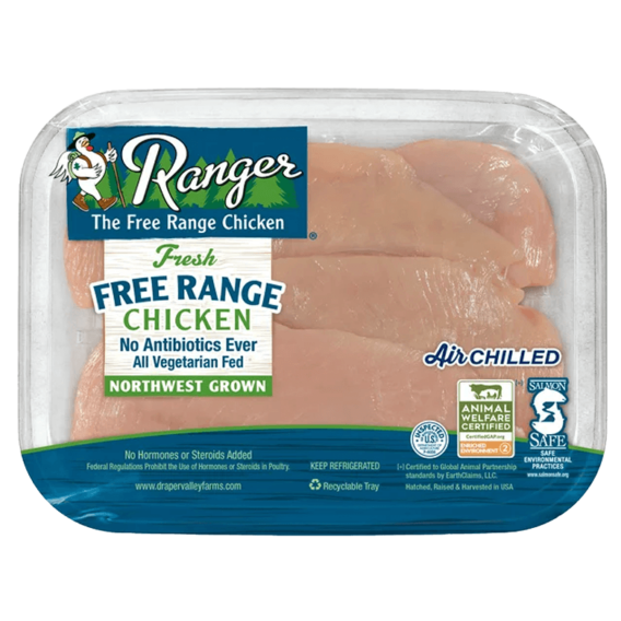 Ranger Chicken Breast Thin Sliced