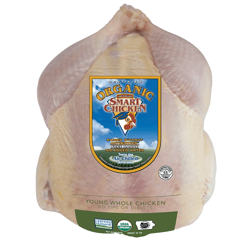 smart chicken organic whole fryer