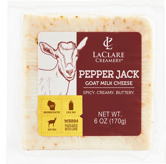 LaClare Pepper Jack Goat Milk Cheese