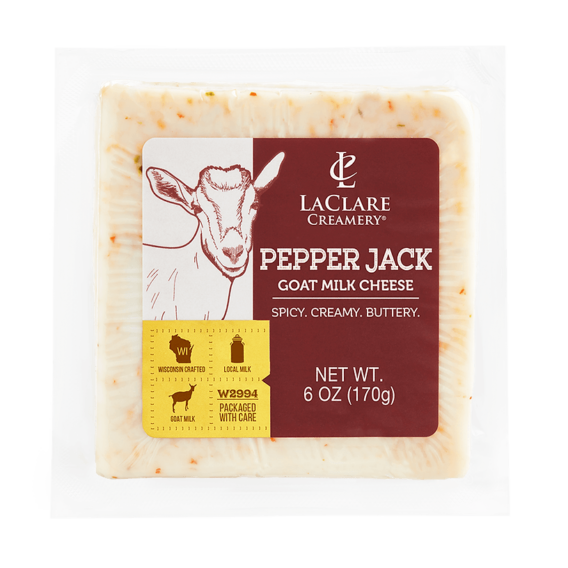 LaClare Pepper Jack Goat Milk Cheese