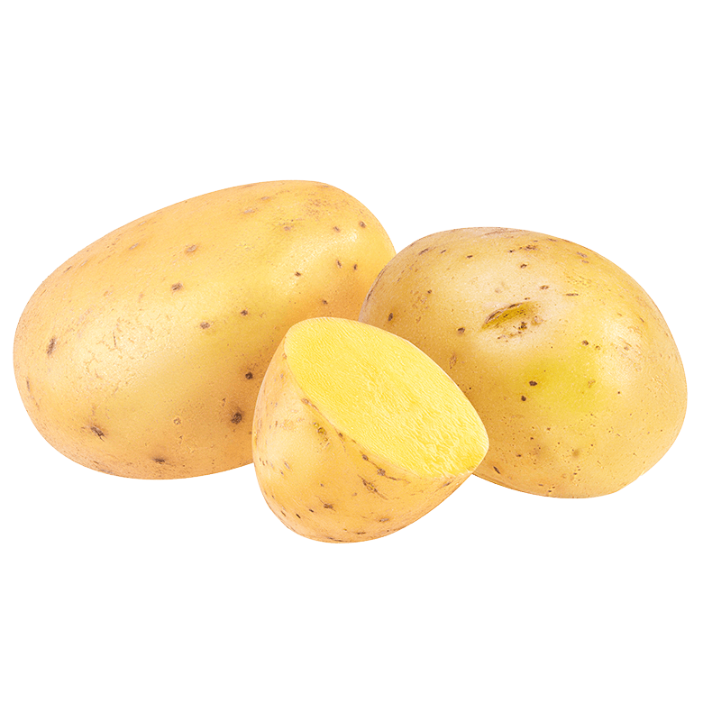 organic yellow potatoes