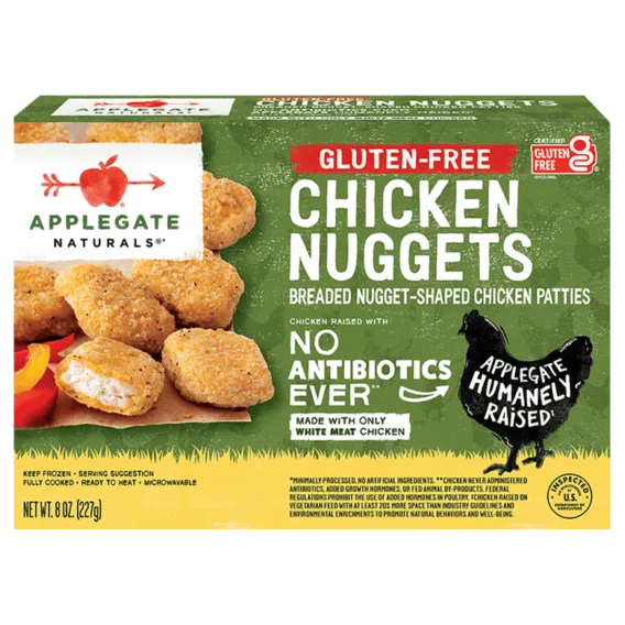 Applegate Gluten Free Chicken Nuggets 8oz box