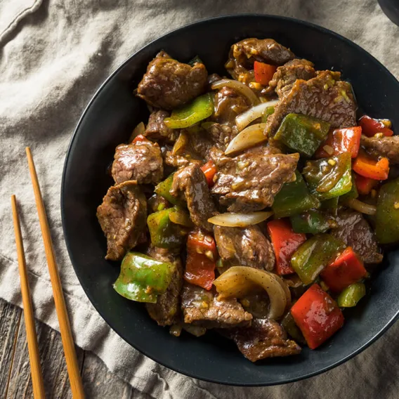 chinese pepper steak