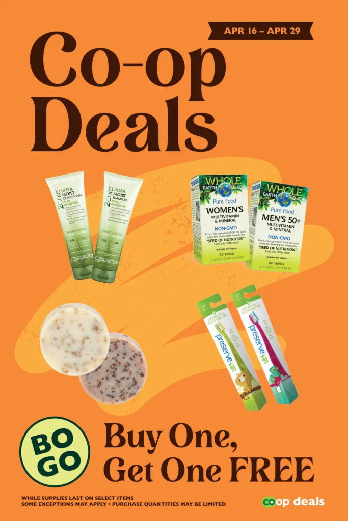 Coop Deals, Buy one get one for free