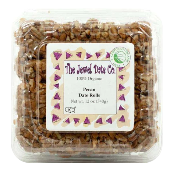 The Jewel Date Co. Pecan Date Rolls