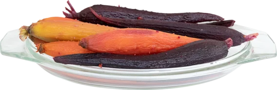 Thanksgiving-Glazed-Carrots - Rainbow heirloom carrots glazed