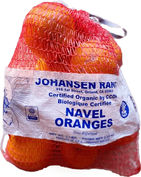 organic bagged navel oranges