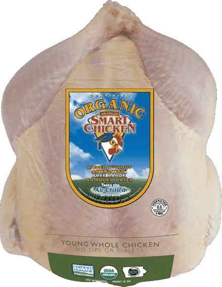 smart chicken organic whole fryer